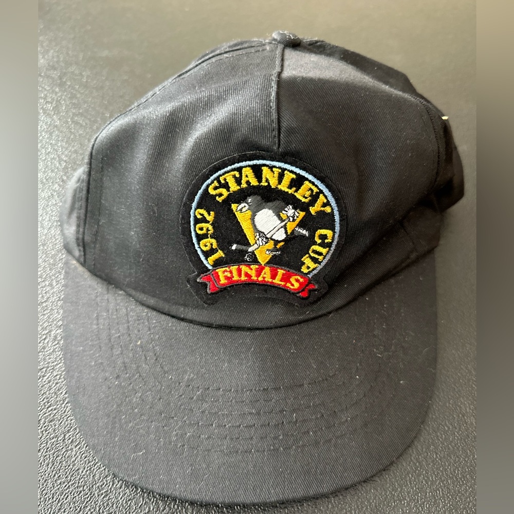 Pittsburgh Penguin hockey hat 1992 Stanley cup finals